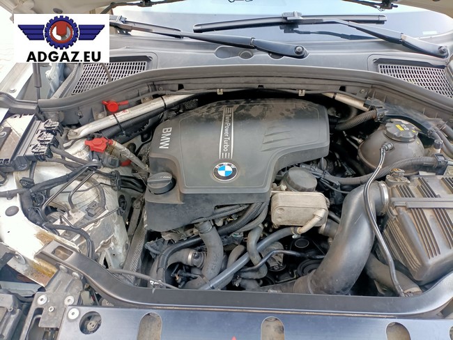 BMW X3 F25 2.0, instalacja BRC Maestro, Reduktor BRC 500, Wtryski BRC Yellow, Zbiornik 45L 