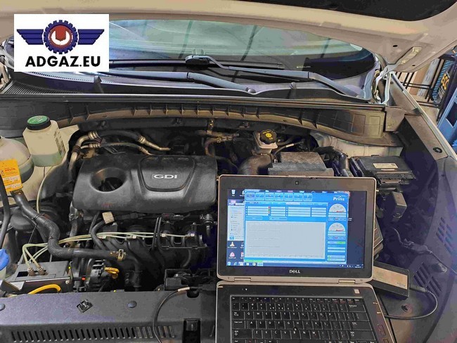 Kia Sportage G4FD 132KM – fabryczny system Prins w fazie ciekłej