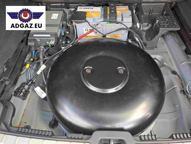 Volvo XC60 B5 Mild-hybrid – zbiornik LPG 44L AdGaz Piaseczno